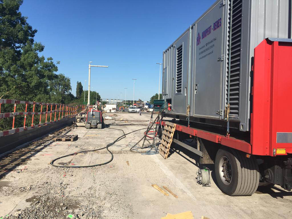 hydrodemolition-gentbrugge-2021-3 | Hompert - Renes | Hompert - Renes